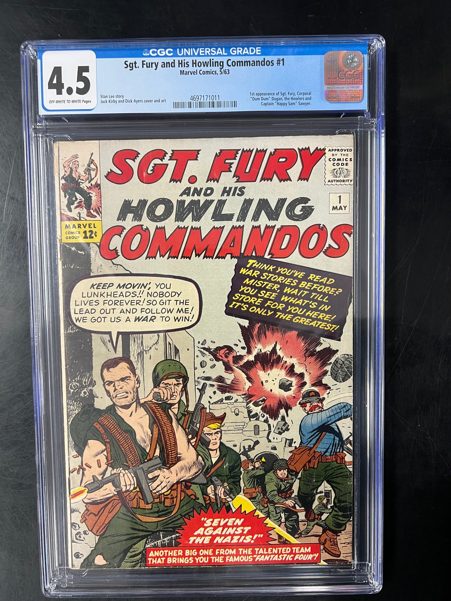 Sgt. Fury and His Howling Commandos - CGC 4.5