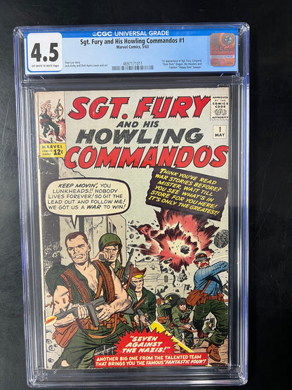 Sgt. Fury and His Howling Commandos - CGC 4.5