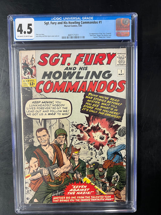 Sgt. Fury and His Howling Commandos - CGC 4.5