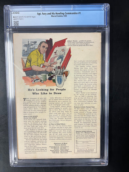 Sgt. Fury and His Howling Commandos - CGC 4.5