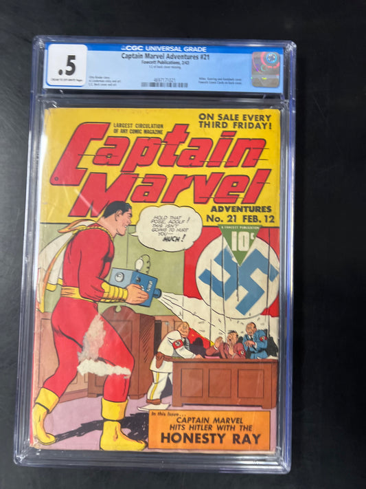 Captain Marvel Adventures #21 - CGC 0.5