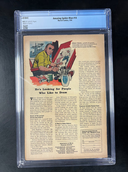 Amazing Spider-Man #14 - CGC 4.5