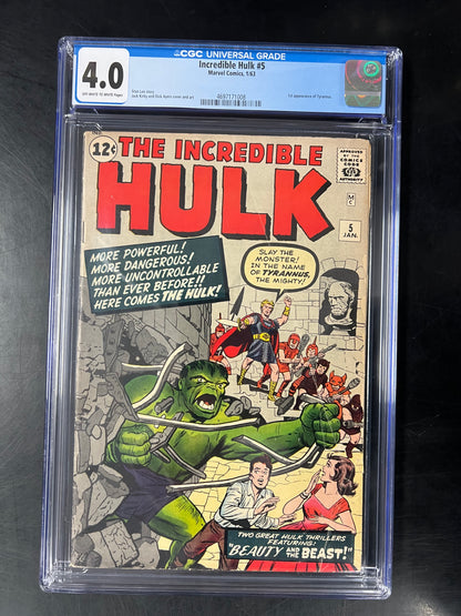 Incredible Hulk #5 - CGC 4.0