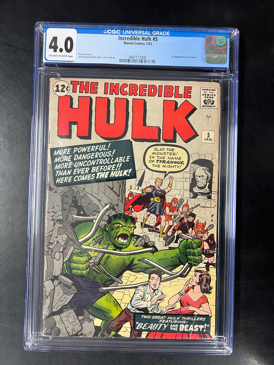 Incredible Hulk #5 - CGC 4.0