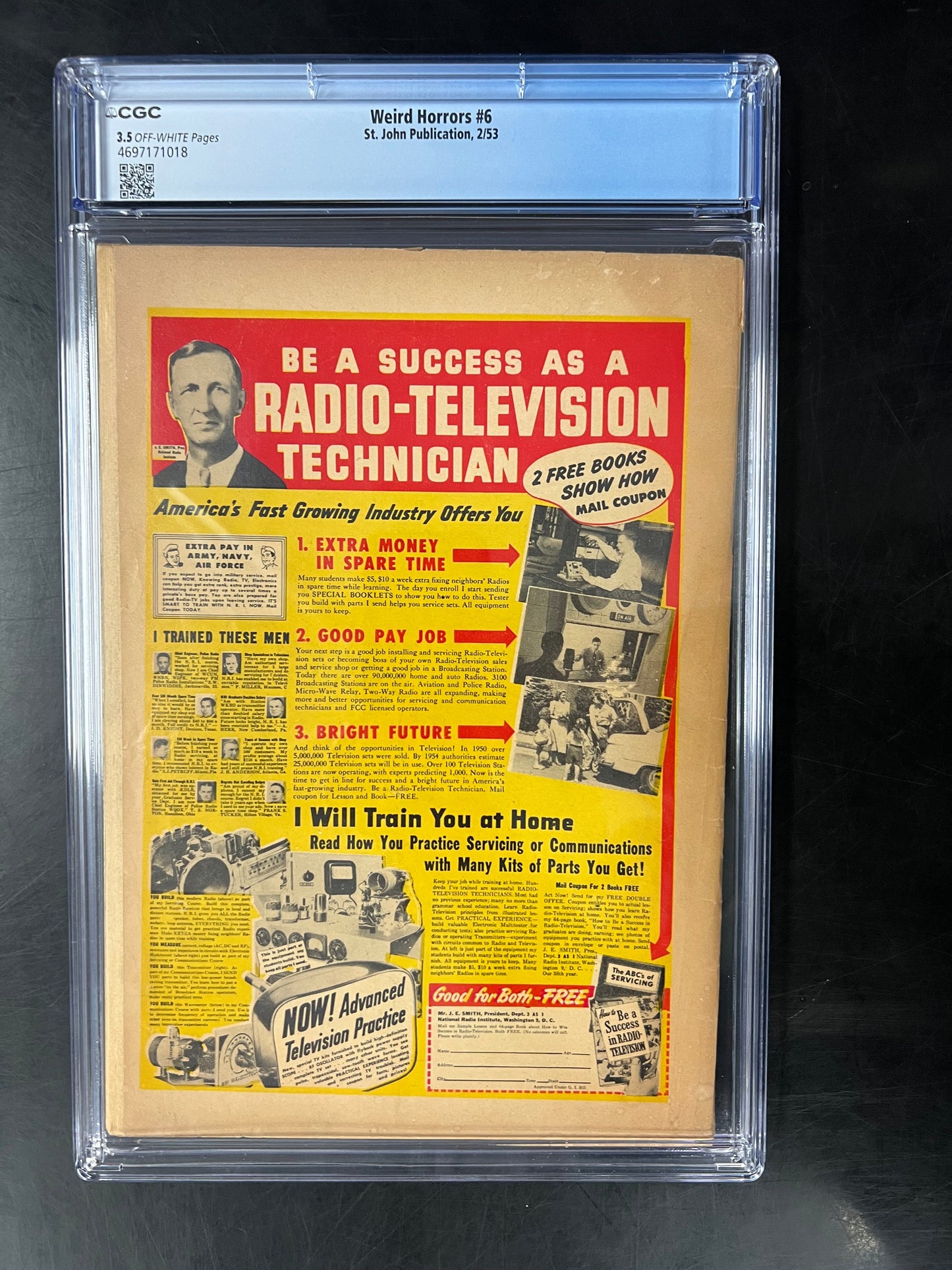 Weird Horrors #6- CGC 3.5