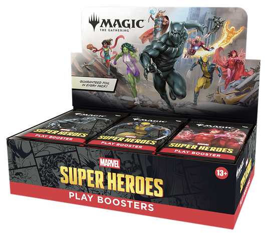 Magic: The Gathering® | Marvel Super Heroes Play Booster Display (pre-order)
