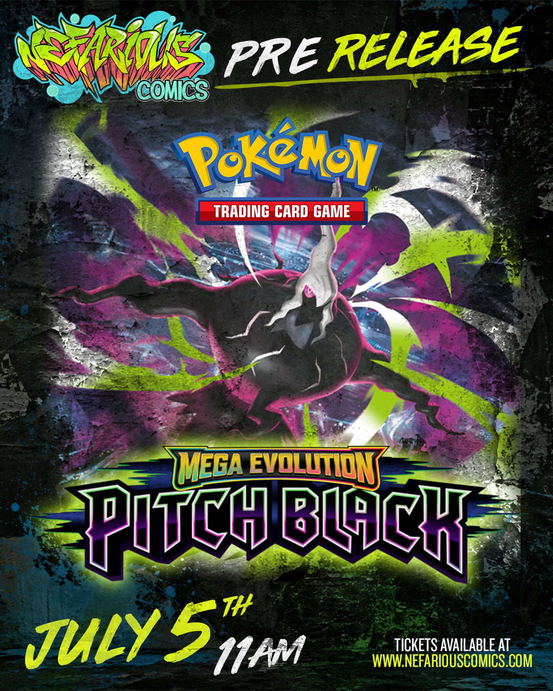 Pokemon - Mega Evolution - Pitch Black Pre- Release